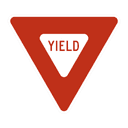 Yield sign